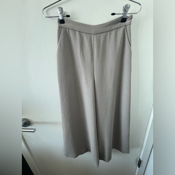 Aritzia Wilfred Wide Leg Crepe Lalament Culottes - Picture 3 of 5